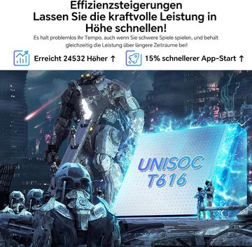 OSCAL 16(8+8) GB RAM Android 13 Octa-Core-Prozessor Gaming Tablet (11", 256 GB, Android 13, 4G LTE, Leistungsstarkes Multimedia-Erlebnis: Beeindruckendes)
