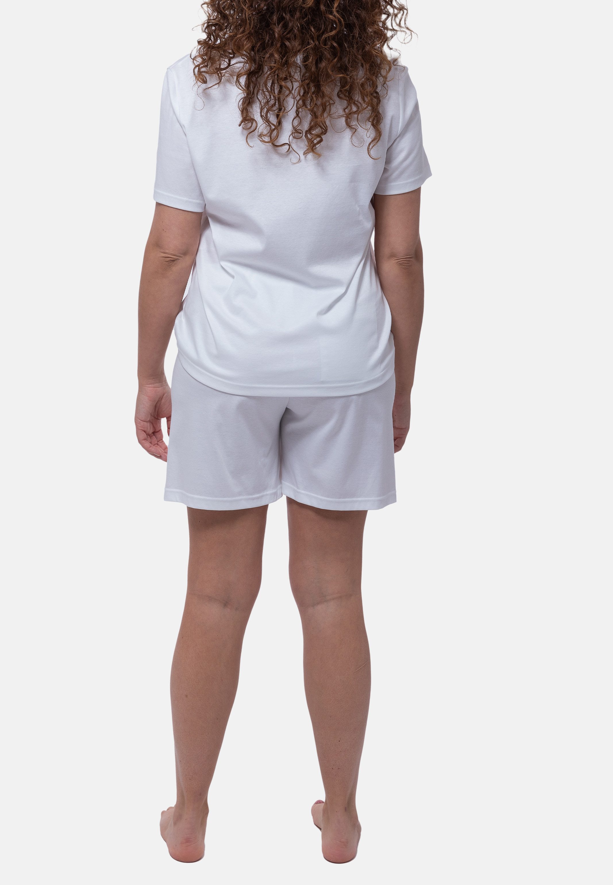 Mey Pyjama Malea (Set, 2 tlg) Schlafanzug - Baumwolle - Atmungsaktiv - Kurze Hose mit Komfortbund