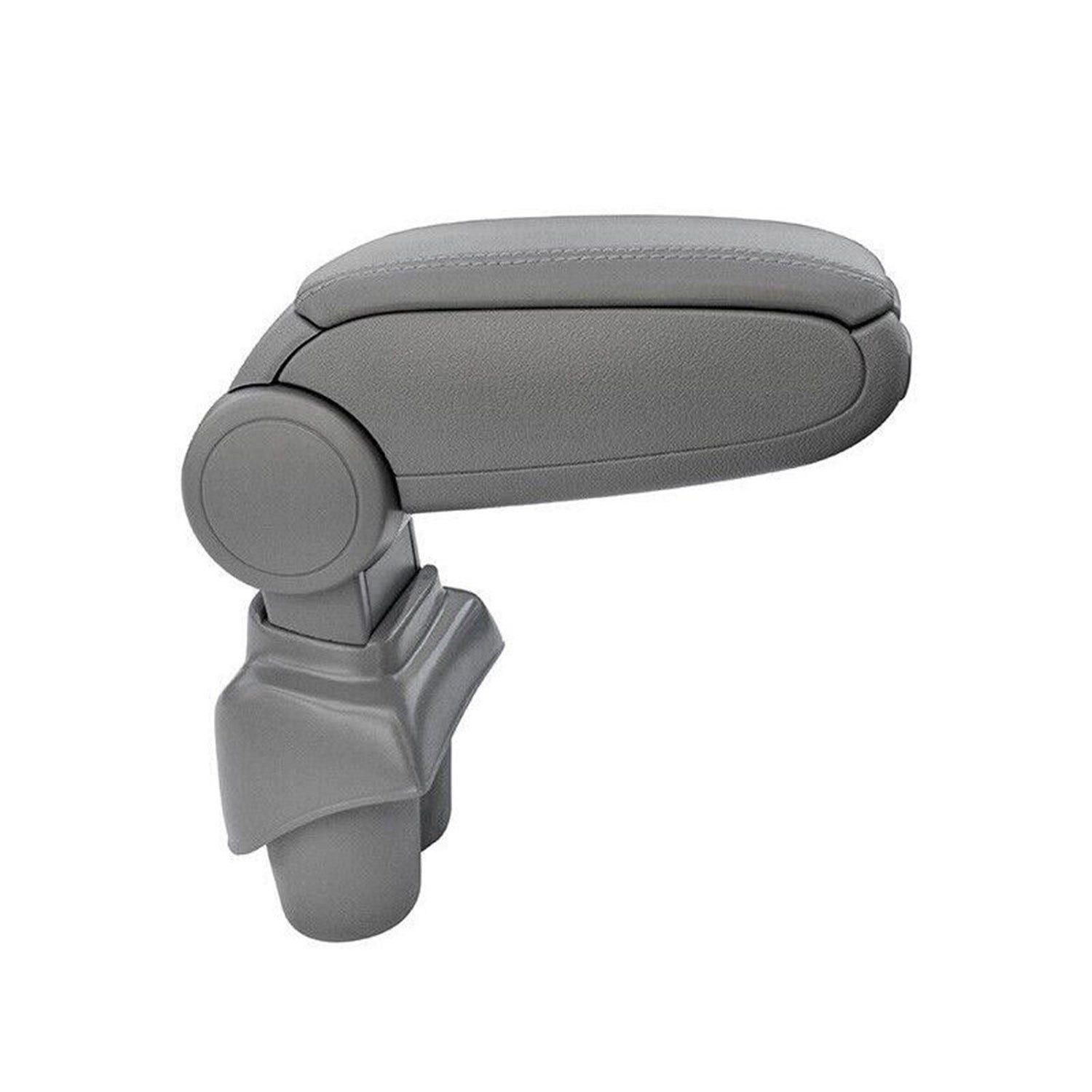 OMAC Armlehne Mittelarmlehne für VW Caddy 2003-2020 PU-Leder ABS Grau, Langlebig,Multifunktional,Einfache Installation