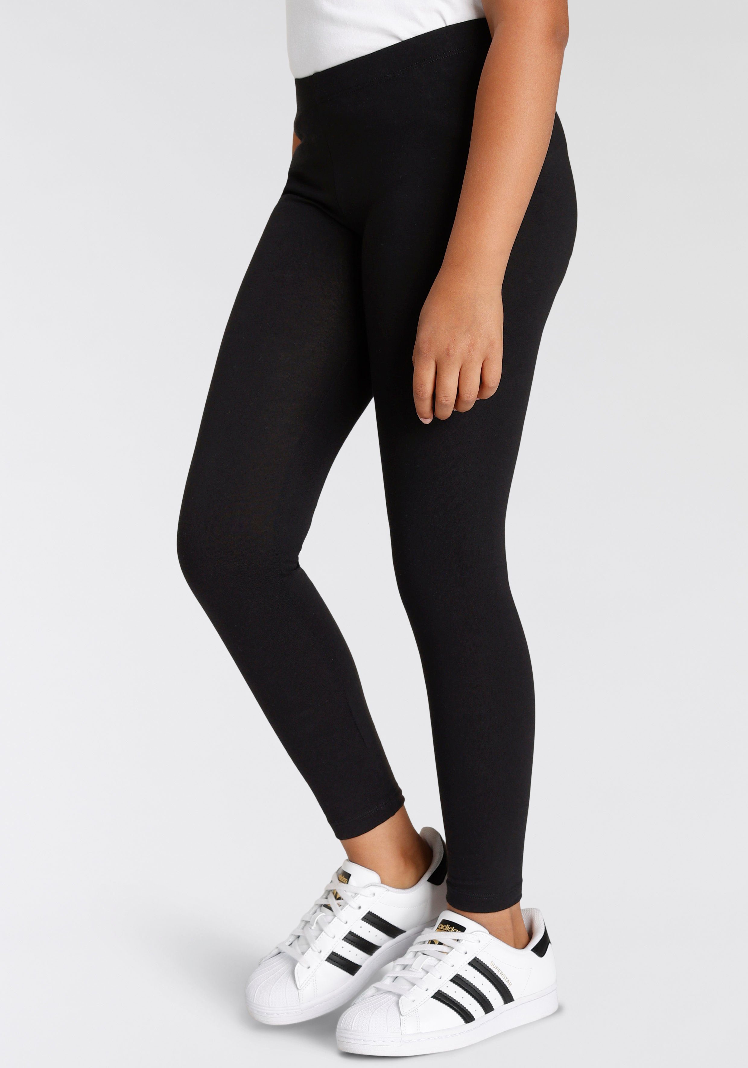 KIDSWORLD Leggings Basic Leggings für Mädchen Must Have Basic-Leggings aus Baumwollstretch