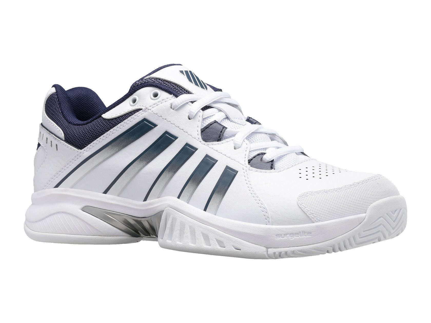 K-Swiss Performance Receiver V Allcourt weiss/peacoatblau Herren Tennisschuh