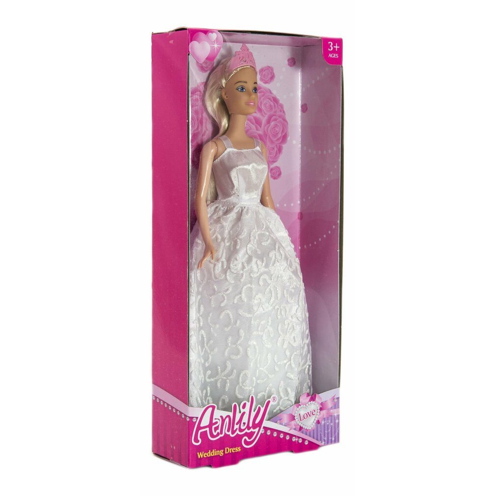 TEDDIES Stoffpuppe Anlily Brautpuppe 1 Stück (Mix)