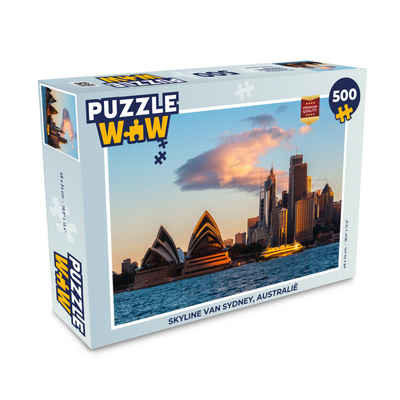 MuchoWow Puzzle Skyline von Sydney, Australien, 500 Puzzleteile, Foto-Puzzle, Bilderrätsel, Puzzlespiele, Spielzeug