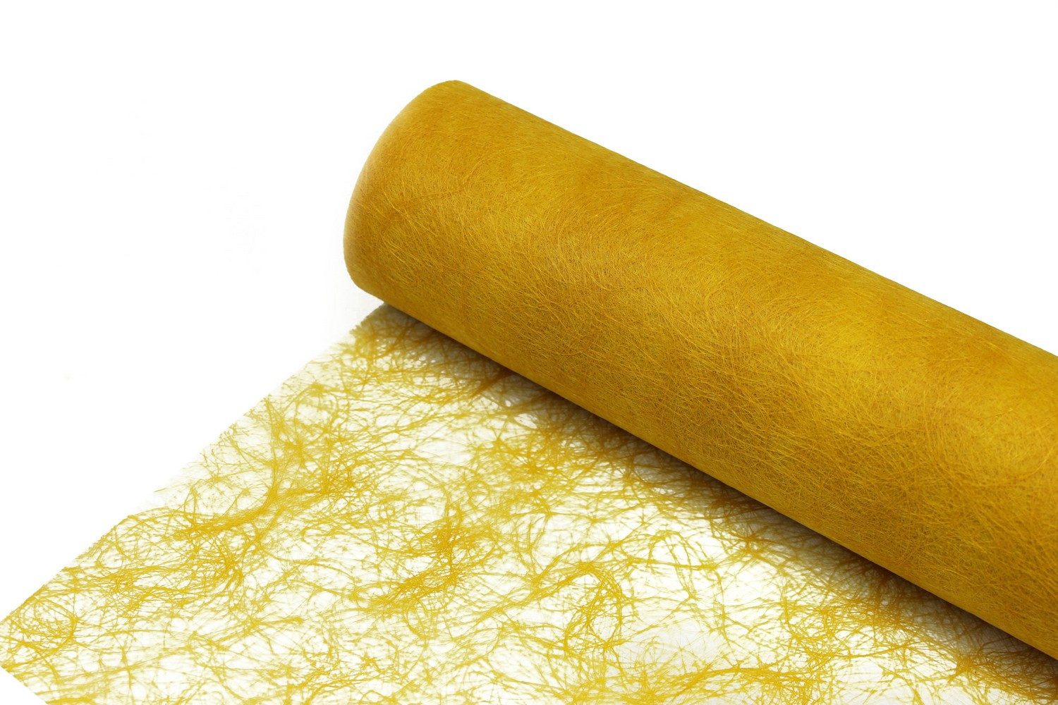 Deko AS Узкие скатерти Sizoflor Tischband sonnengelb 30 cm Rolle 5 Meter 60 022-R (1-tlg, 1 Rolle Узкие скатерти), Strapazierfähig