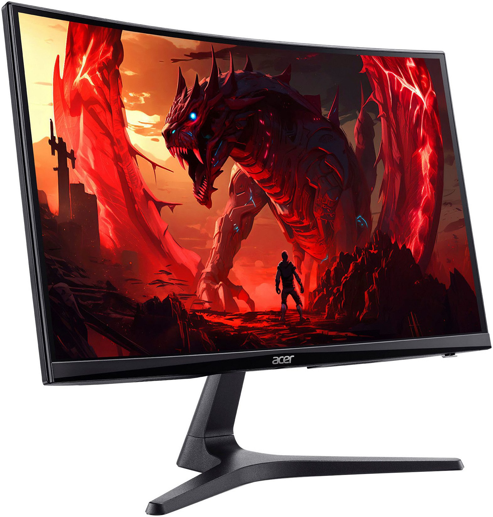 Acer Nitro ED240QP0bi Curved-LED-Monitor (59,9 cm/23,6 ", 1920 x 1080 px, Full HD, 1 ms Reaktionszeit, 180 Hz, VA LED)