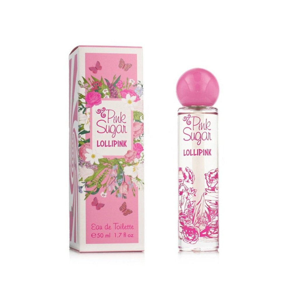 Aquolina Eau de Toilette Pink Sugar, Glasflakon, Parfüm EDT, Damenduft