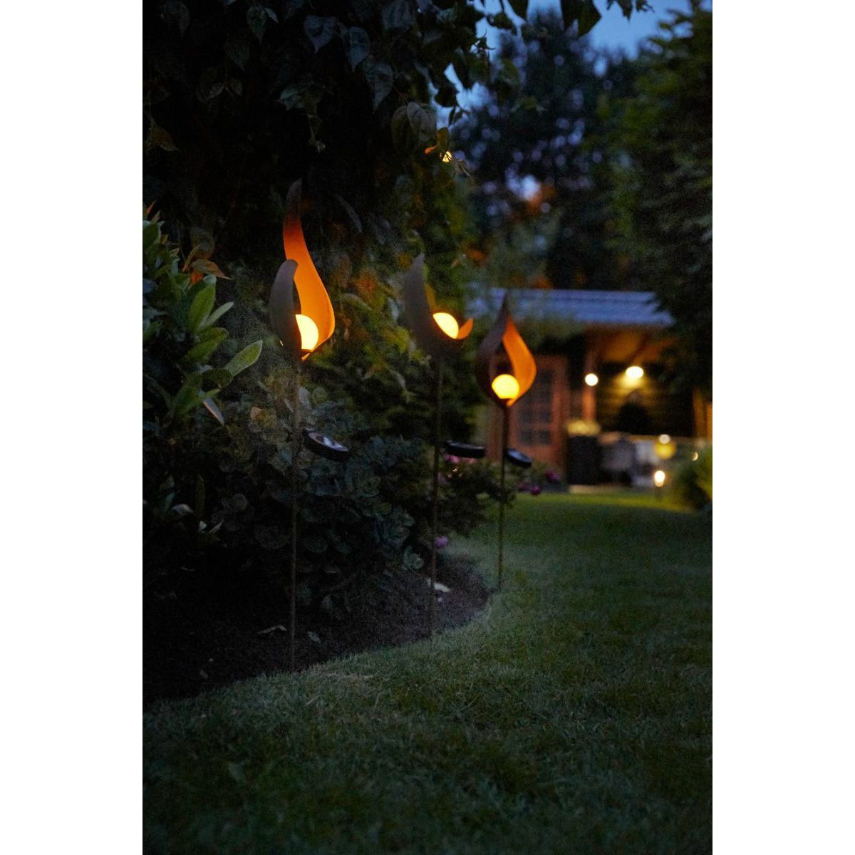 Luxform LED Gartenleuchte Solar Gartenornament aus günstig online kaufen