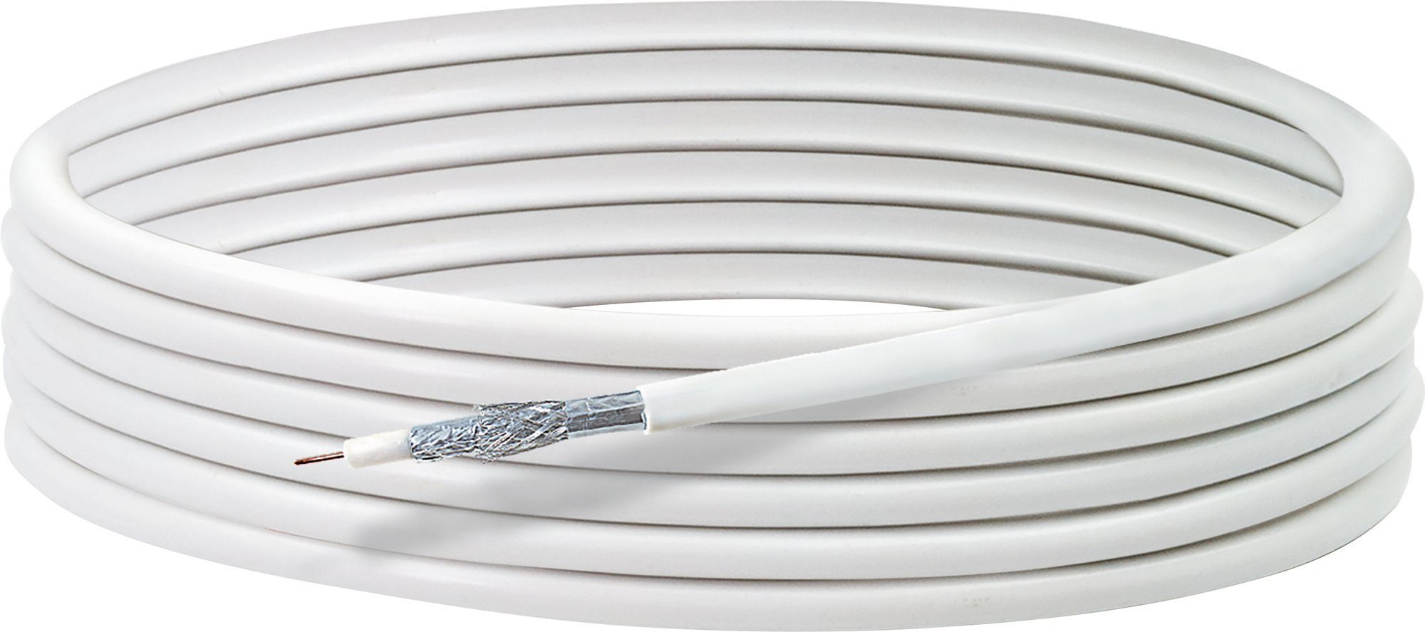 Schwaiger KOX820 012 SAT-Kabel, unkonfektioniert, (2000 cm), beliebig kürzbar