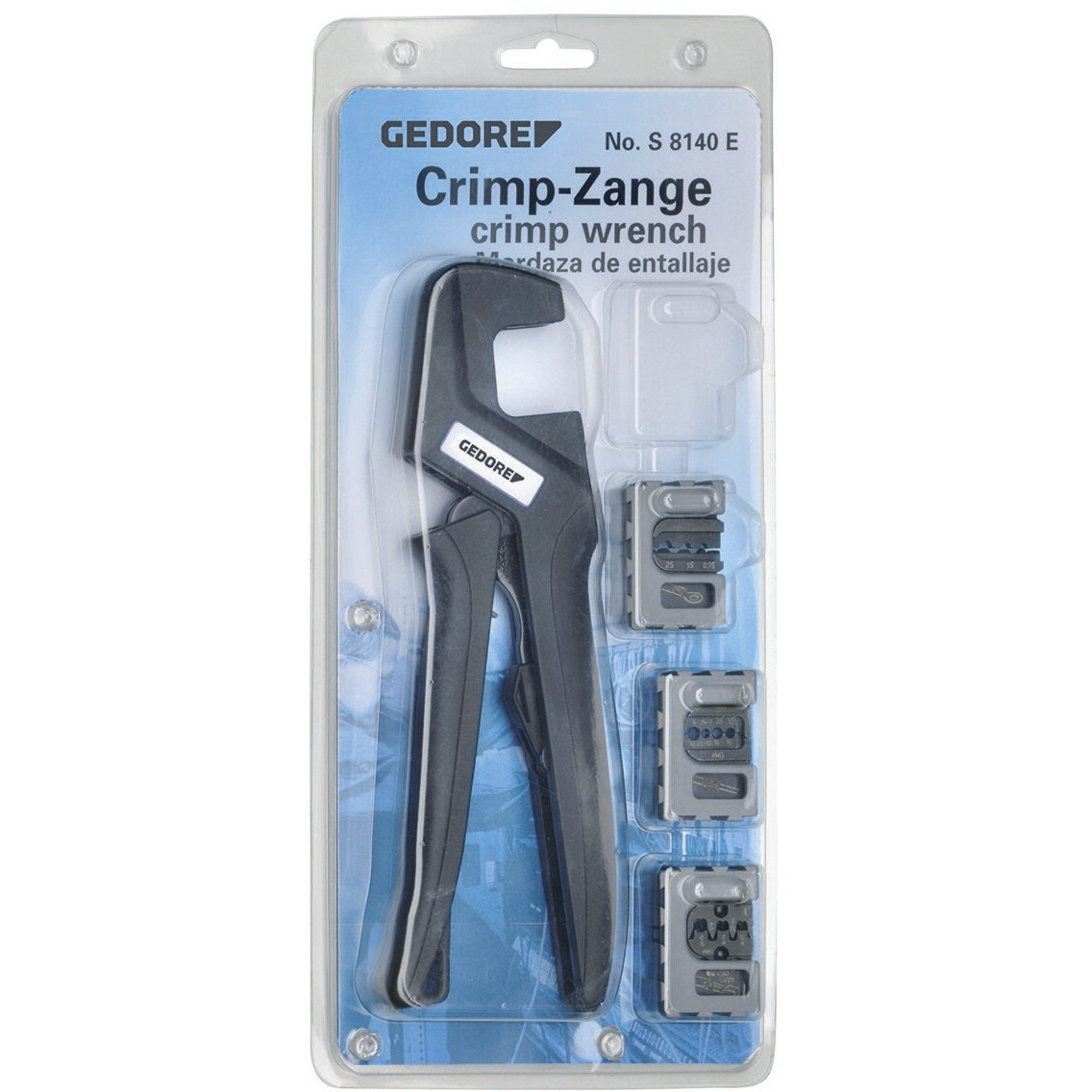 Gedore Crimpzange GEDORE Crimp-Zangen-Set INDUSTRIAL (S 8140 J)