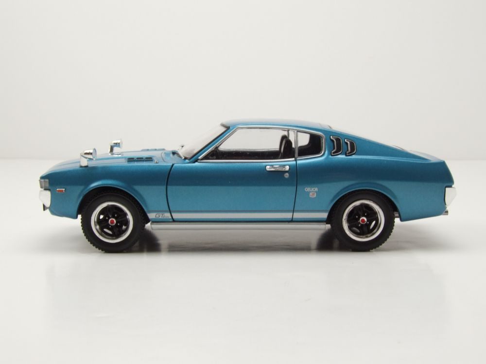 Whitebox Modellauto Toyota Celica LB 2000 GT RHD 1973 türkis metallic, Maßstab 1:24