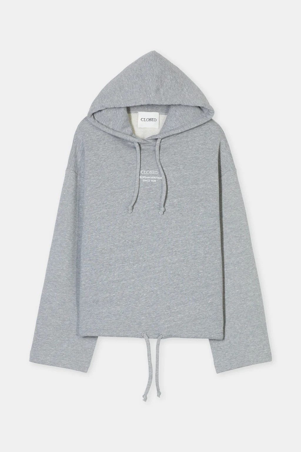 CLOSED Kurzarmhemd Logo hoodie