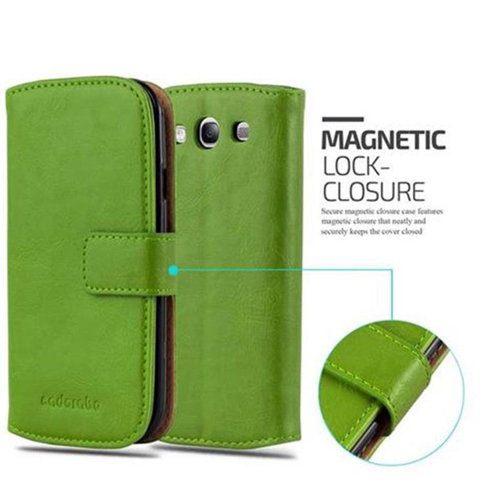 Cadorabo Handyhülle für Samsung Galaxy S3 / S3 NEO Hülle Samsung Galaxy S3 / S3 NEO, Klappbare Handy Schutzhülle - Hülle - mit Standfunktion und Kartenfach