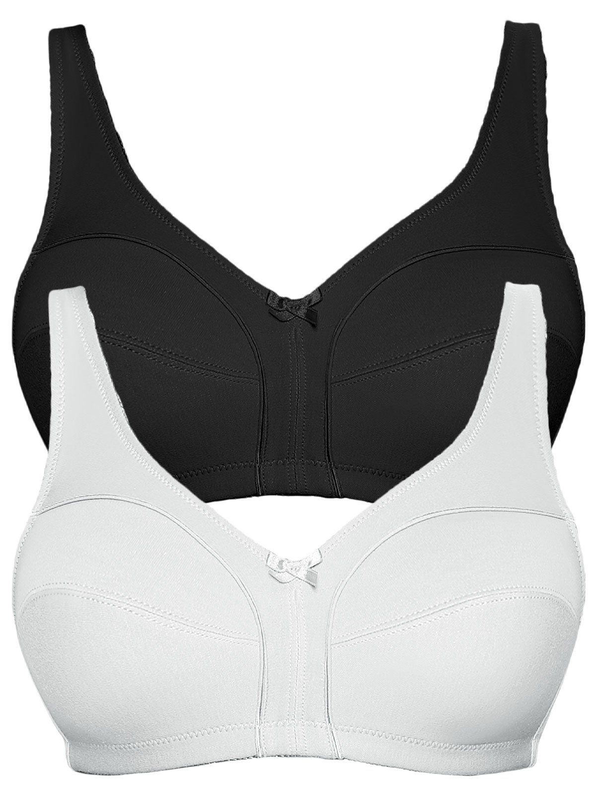Soft-BH 2er Pack Baumwoll Soft BH Basic