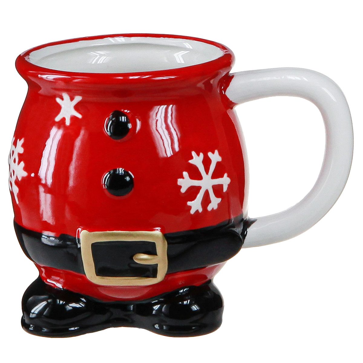 Weihnachtsmann Weihnachtstasse Keramik Weihnachtsmann 10,5cm 2er-Set Geschenke