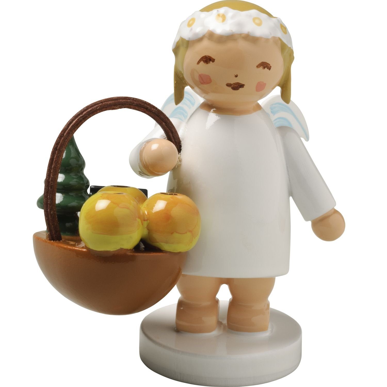 Wendt & Kühn Weihnachtsfigur Margeritenengel mit Korb 634/30/5