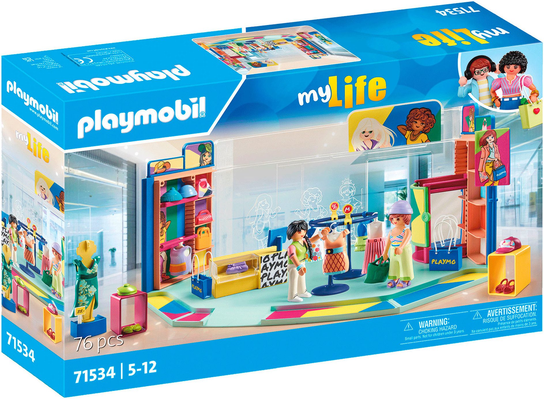 Playmobil® Fashion Store (71534), My Life Konstruktions-Spielset, (76 St), günstig online kaufen