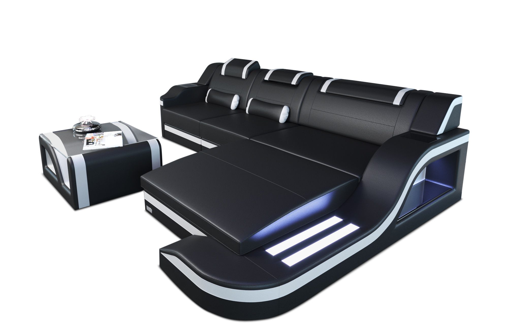 Sofa Dreams Ecksofa Ledersofa Palermo L günstig online kaufen
