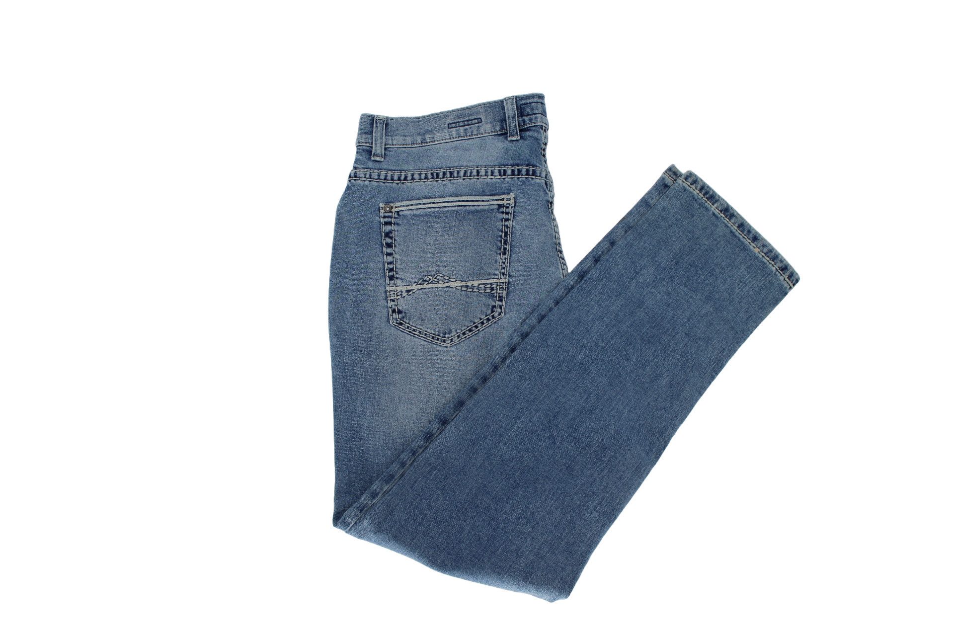 Pioneer Authentic Jeans Cargojeans RANDO light blue used mustache