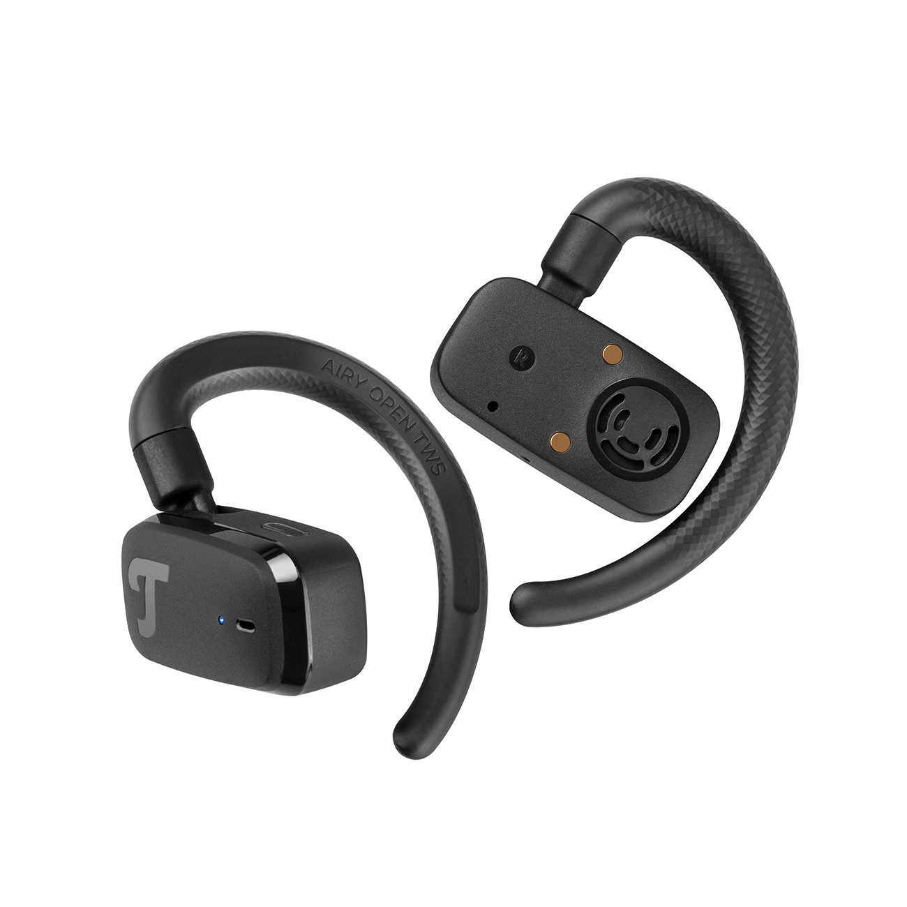 Teufel AIRY OPEN TWS wireless In-Ear-Kopfhörer (Hands-Free-Telefonate, Earbuds mit Touch-Control für Lautstärke, Rufannahme, Sprachassistent)