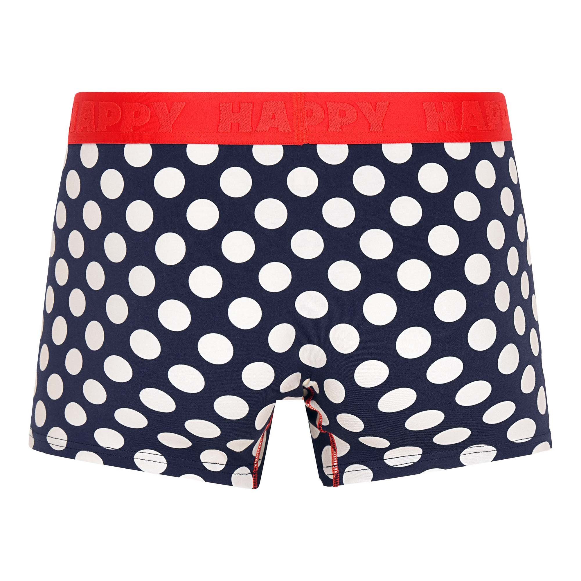 Happy Socks Boxer Herren Boxershort 3er Pack Baumwolle Boxers 3-Pack (Packung, 3er Pack)