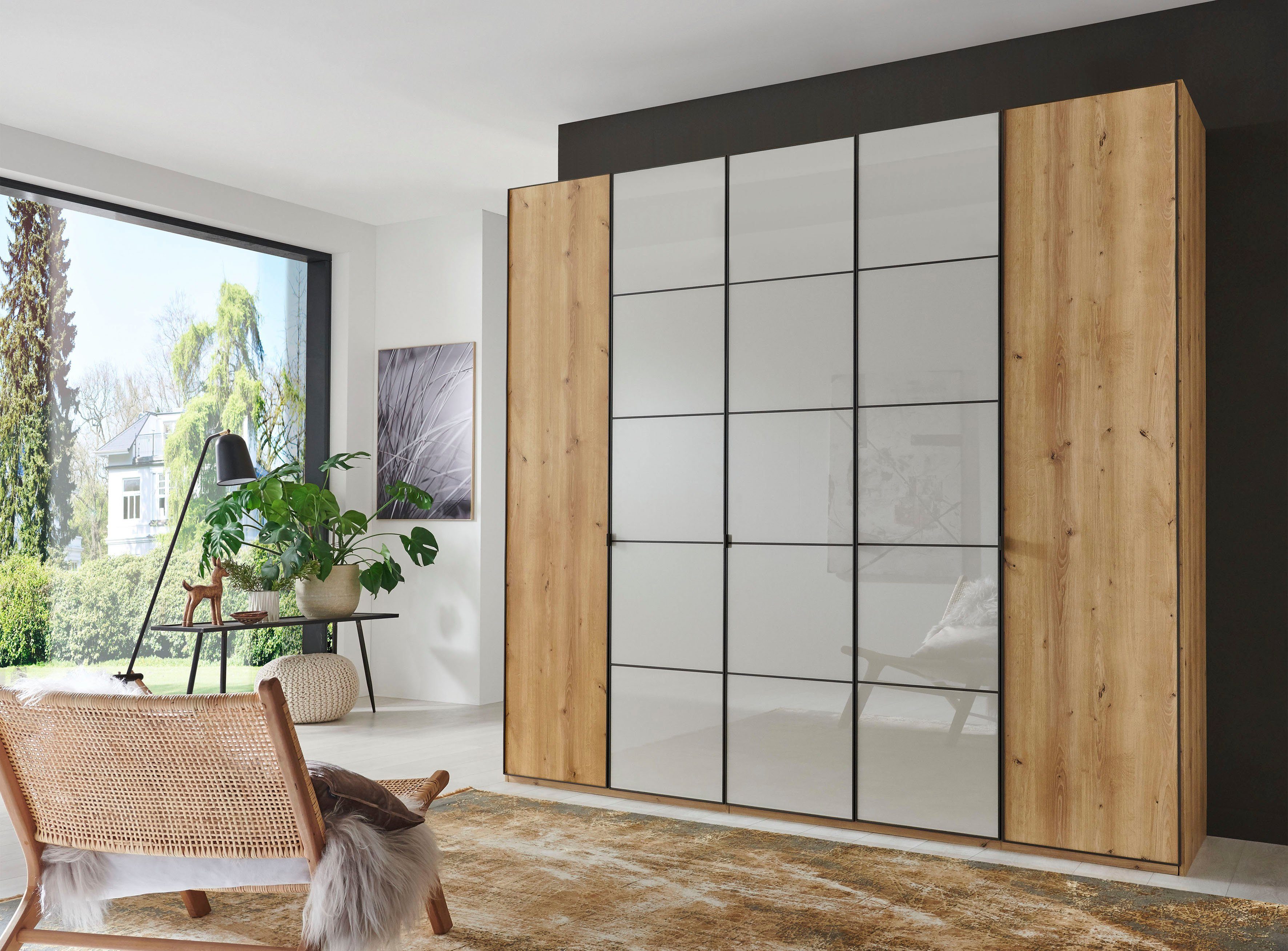 WIEMANN Drehtürenschrank Quito hochwertige Beschläge inkl. Türdämpfung