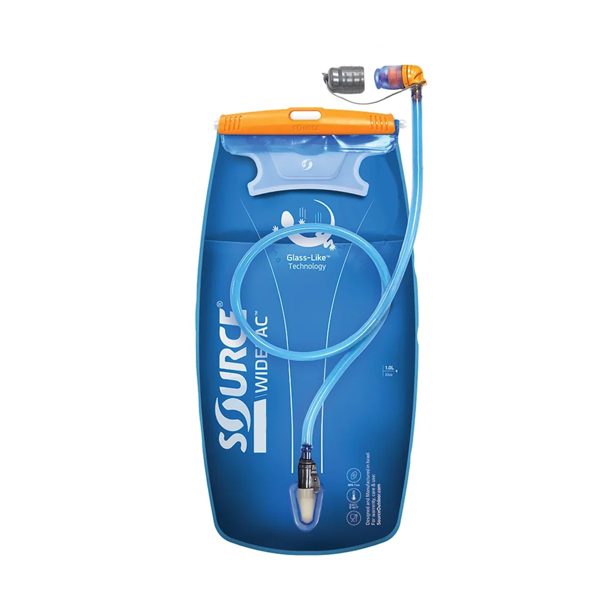 Source Trinkblase Widepac alpine blue Trinksystem für Rucksäcke
