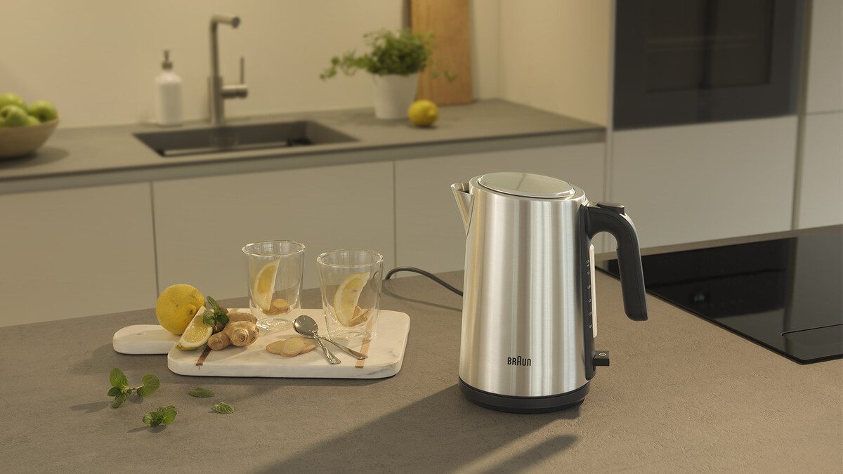 Braun Wasserkocher Identity WK 5200 BK, 1,7 l, 2200 W