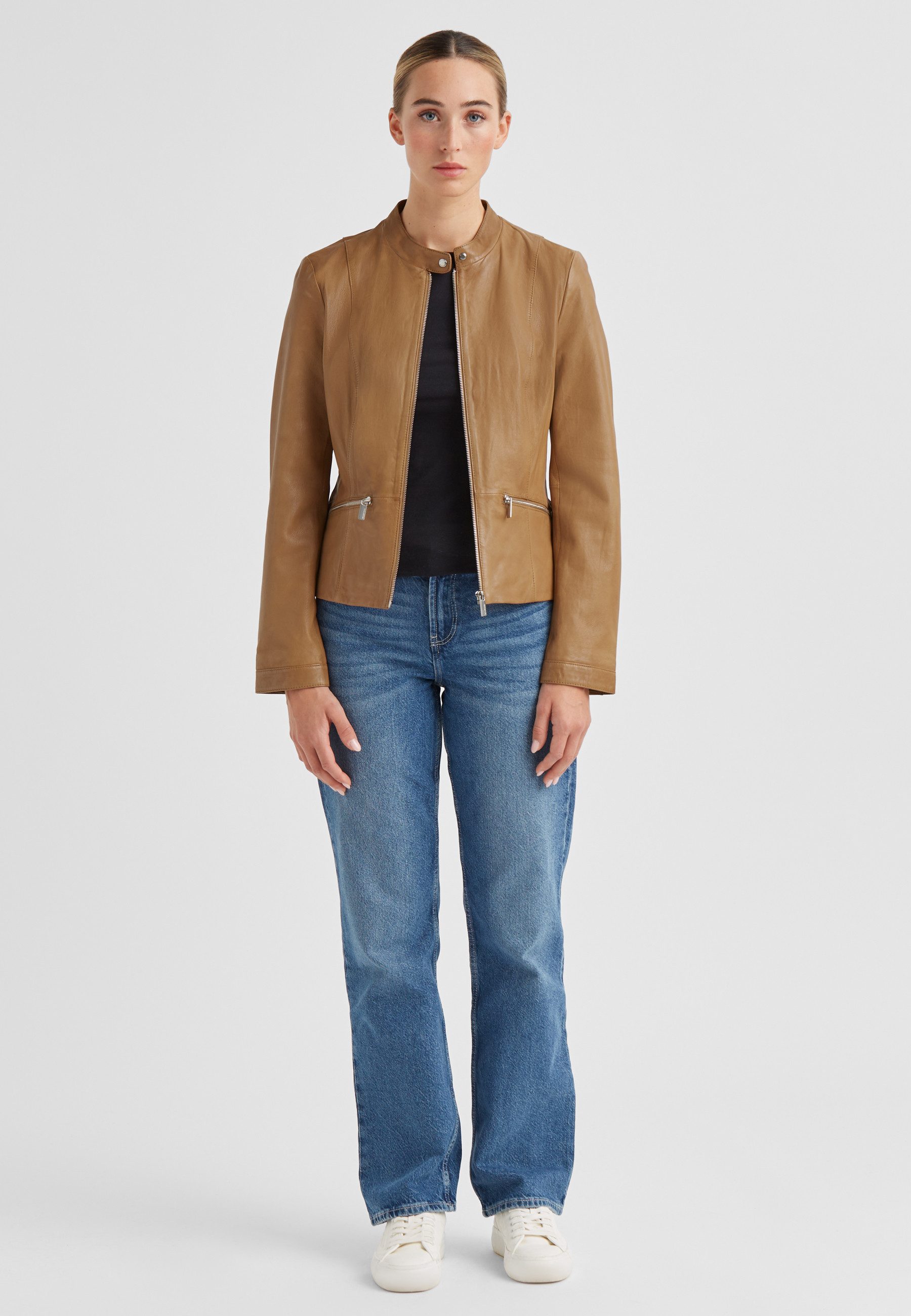 Milestone Bikerjacke MSMascha Damen Lederjacke Jacke Leder klassisch normal günstig online kaufen