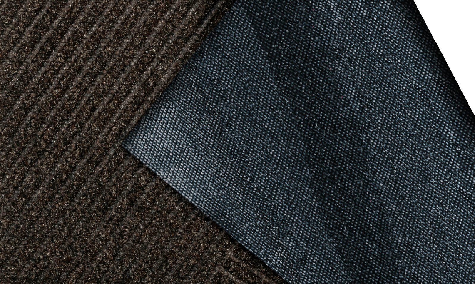 Fußmatte Stripes, wash+dry by Kleen-Tex, Schmutzfangmatte, Höhe: waschbar mm, 8 rechteckig, dezentes dark/brown Design, Streifen