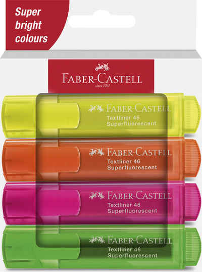Faber-Castell Marker Faber-Castell Textmarker TL 46 SF Superfluorescent 4er Set