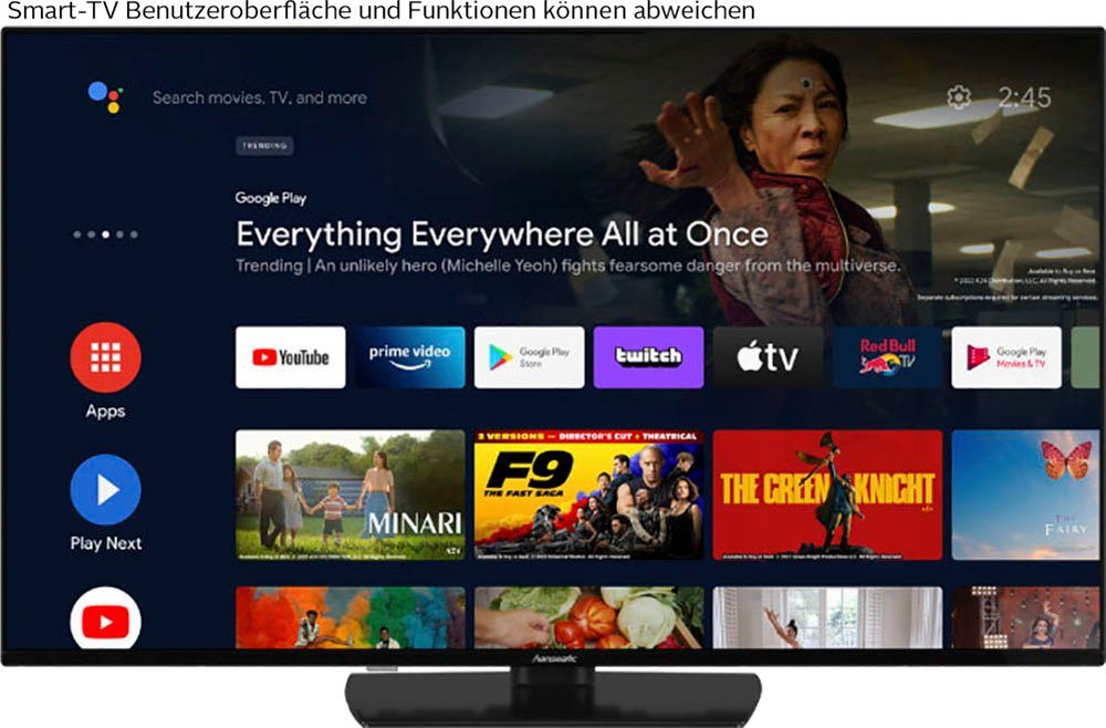 TV, (126 Zoll, 4K cm/50 Ultra Smart-TV) HD, LED-Fernseher Hanseatic 50U800UDS Android