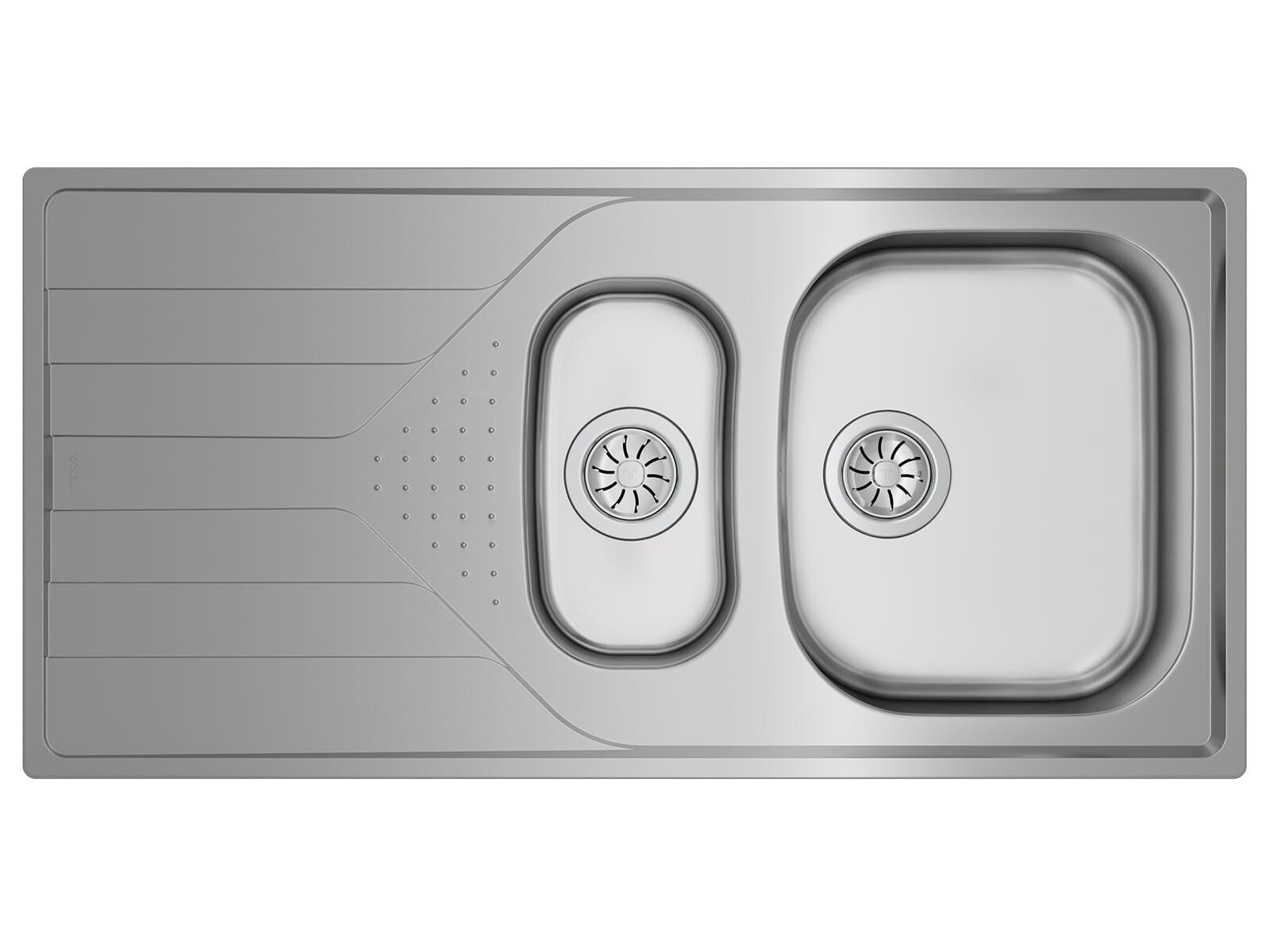 Teka Edelstahlspüle, rechteckig, 100/50 cm, (1 St)