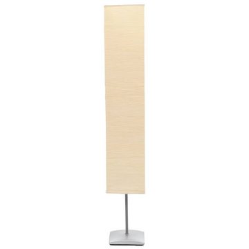 vidaXL Deckenleuchte Standleuchte mit Stahlständer 135 cm Beige