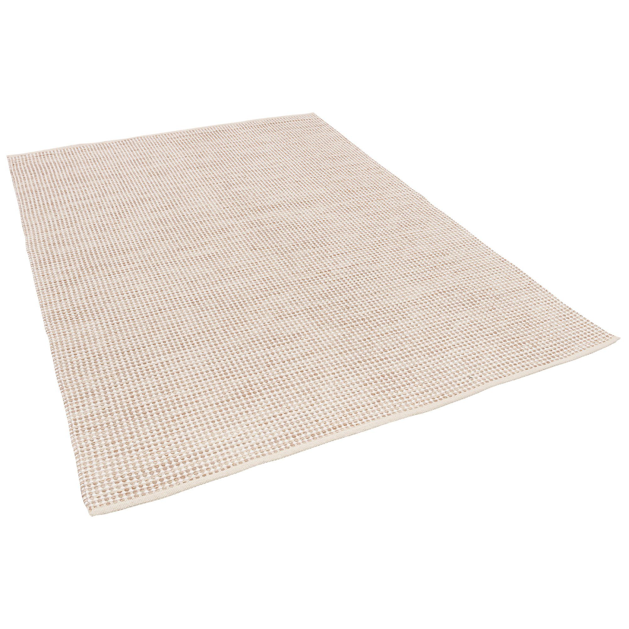 Pergamon Wollteppich Baumwolle Natur Kelim Teppich Sandy Modern, Rechteckig, Höhe: 8 mm – Bild 5 von 5
