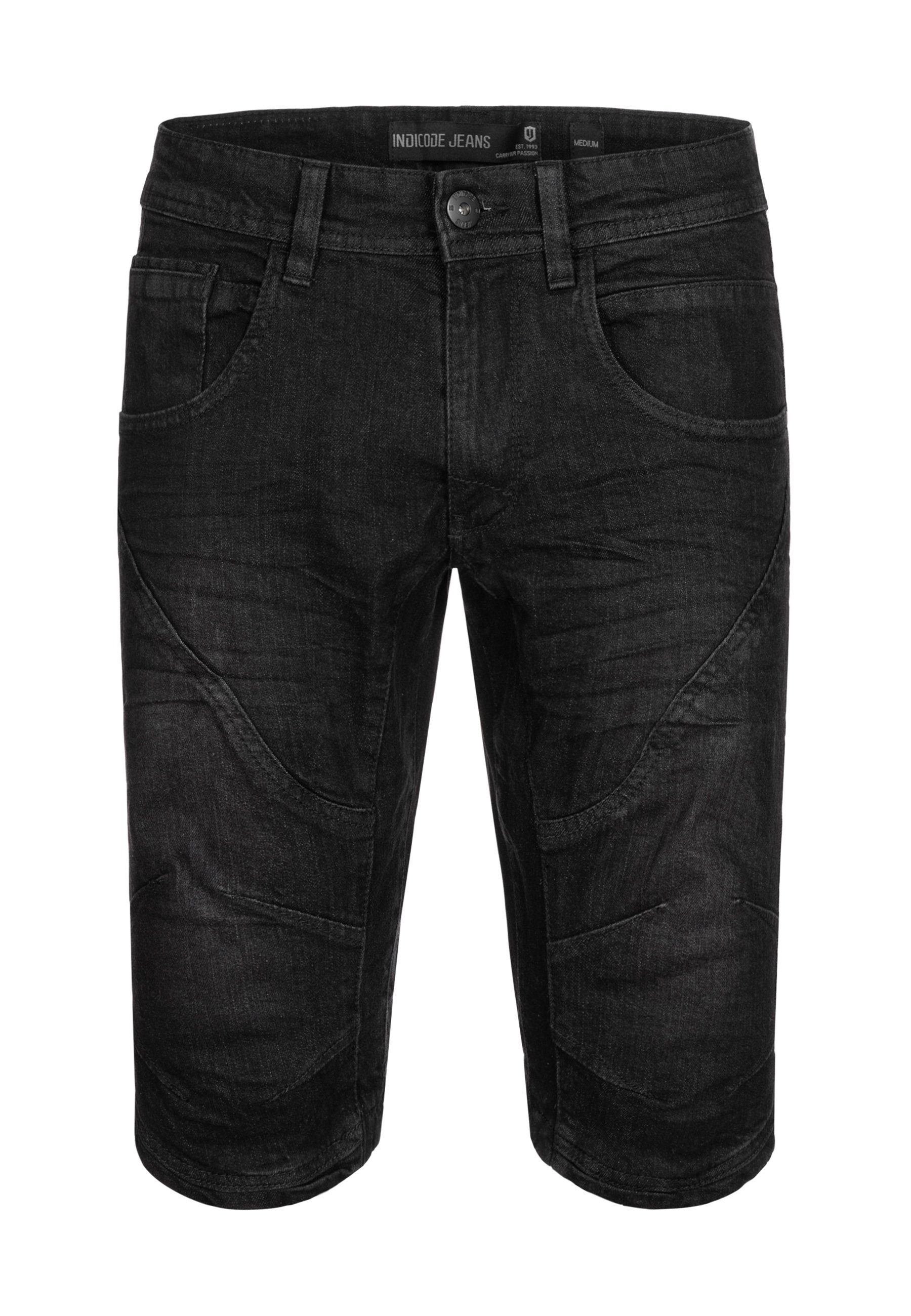 Indicode 3/4-Jeans Leon Denimshorts mit 5 günstig online kaufen