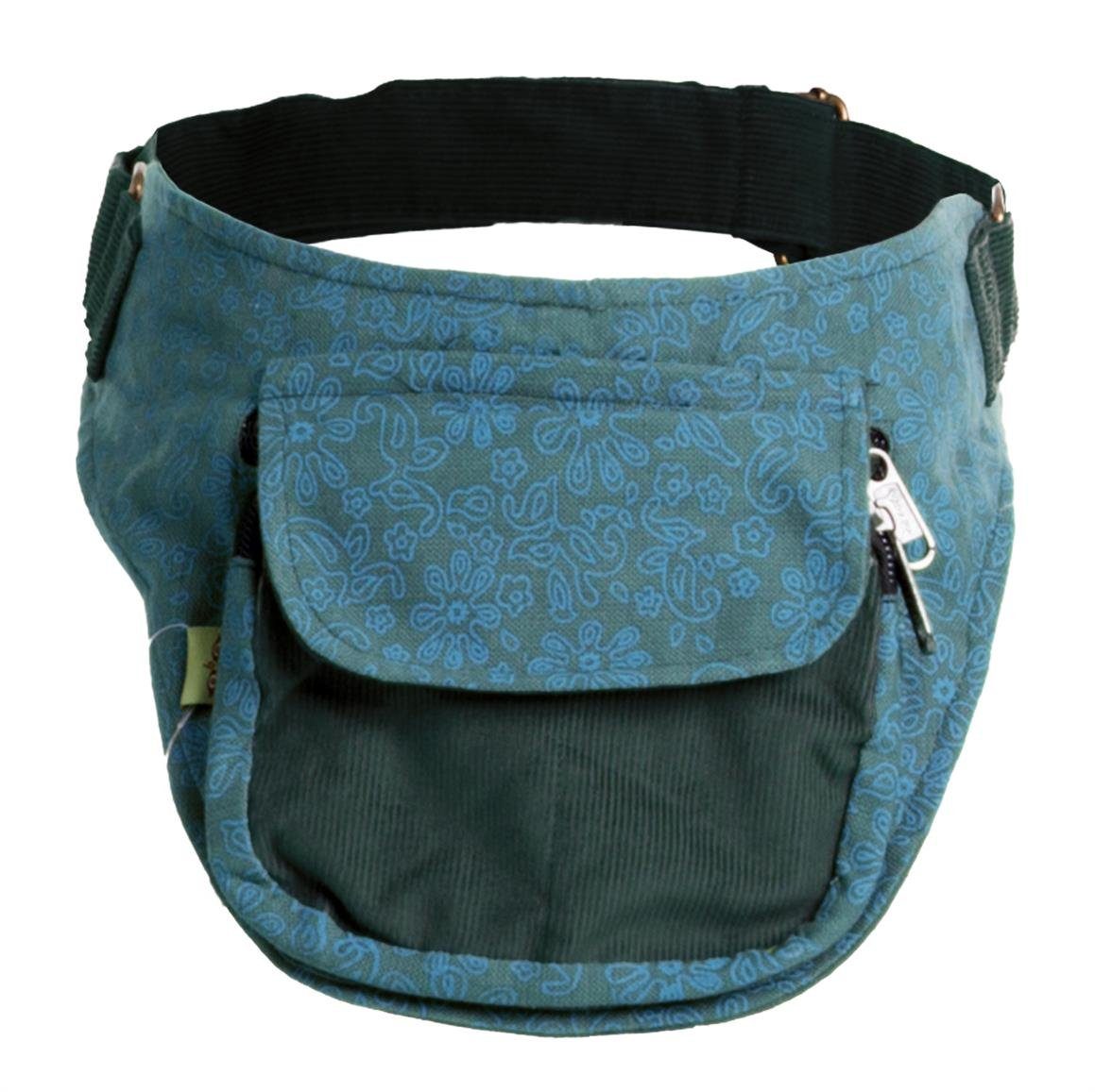 Vishes Gürteltasche Bauchtasche aus Cord Baumwolle günstig online kaufen