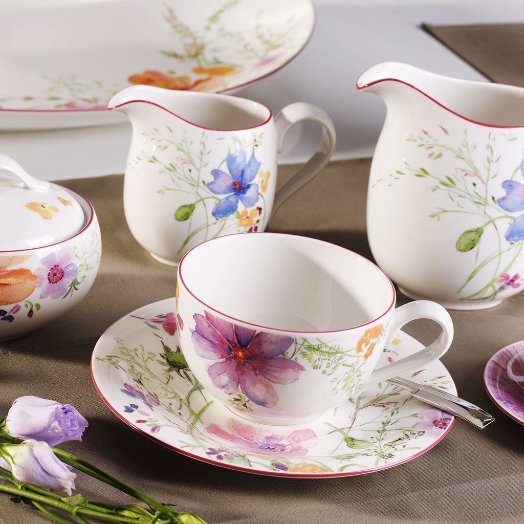 Villeroy & Boch Milchkännchen Mariefleur Milchkännchen, (1-St), Premium Porcelain, mikrow.- & spülm.sicher, Made in Germany
