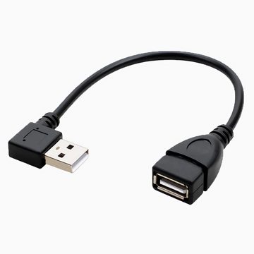 Bolwins G30 USB 2.0 Verlängerung Adapter Verlängerungskabel nach links 20cm Computer-Kabel