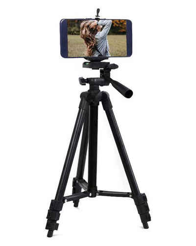 Dekorative Kamera Stativ, allround Fotostativ aus Aluminium, 130cm Höhe Kamerastativ (3-Wege-Panoramakopf, für alle ¼-Zoll Kameras)