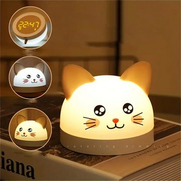 Bifurcation LED Nachtlicht Frecher Katzenwecker, Nachtlicht, süßes Schlafzimmeratmosphärenlicht