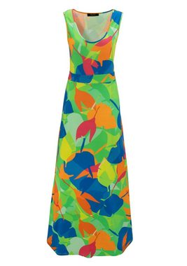 Aniston CASUAL Sommerkleid mit graphischen Blumen und Blättern bedruckt - NEUE KOLLEKTION