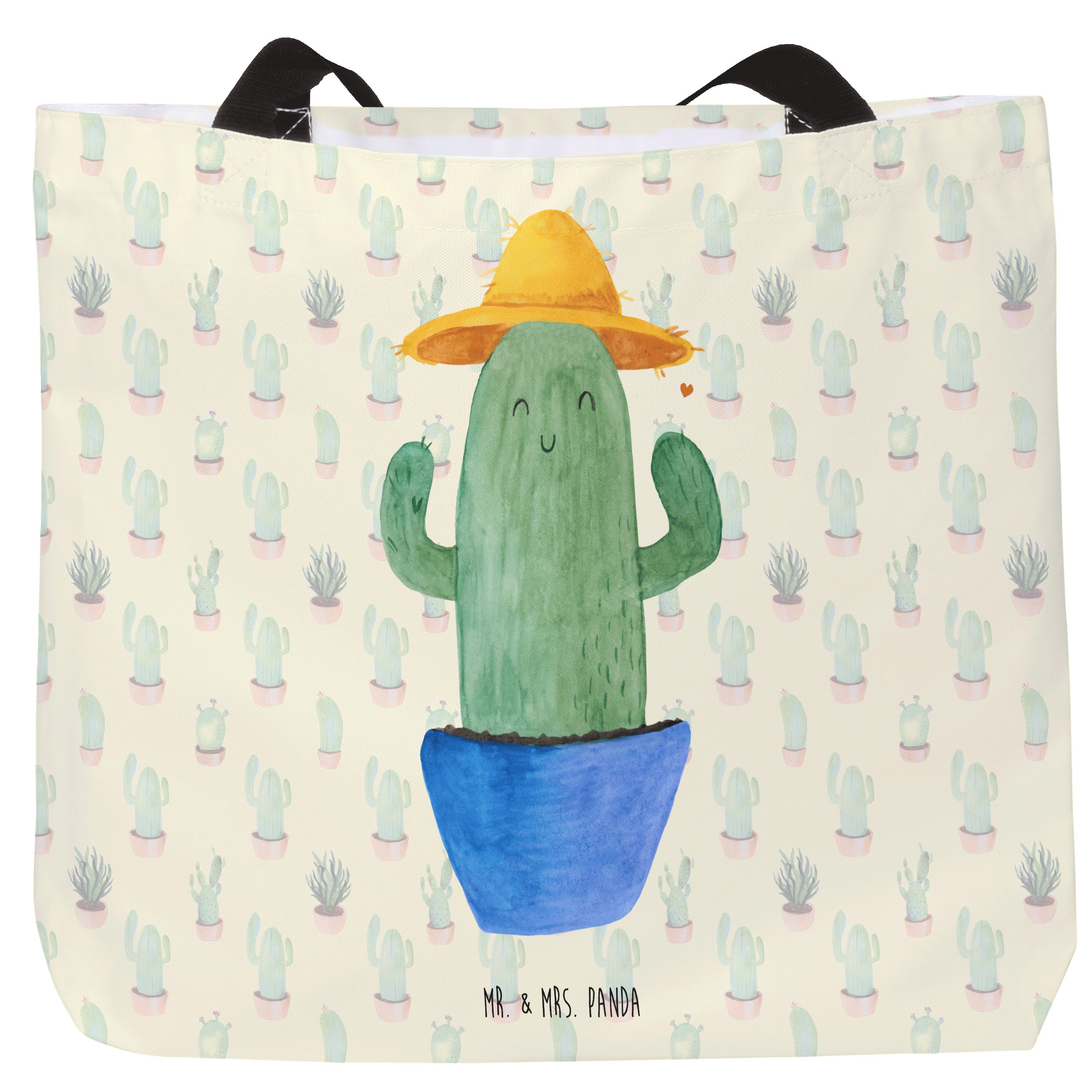Shopper Kaktus Hut, Schultasche, Kaktus Grün, Städtetrip, Geschenkidee, Motiv