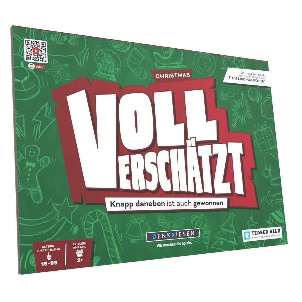 Denkriesen Spiel DENRKIESEN - VOLL VERSCHÄTZT! Christmas Edition - "Knapp daneben...
