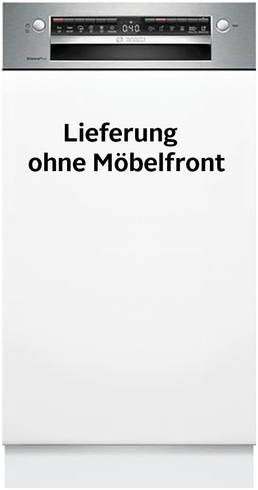 BOSCH teilintegrierbarer Geschirrspüler Serie 4 SPI4HMS49E, 10 Maßgedecke, Mit 3-fach Rack Matic & 2 Sprüharmen im Oberkorb