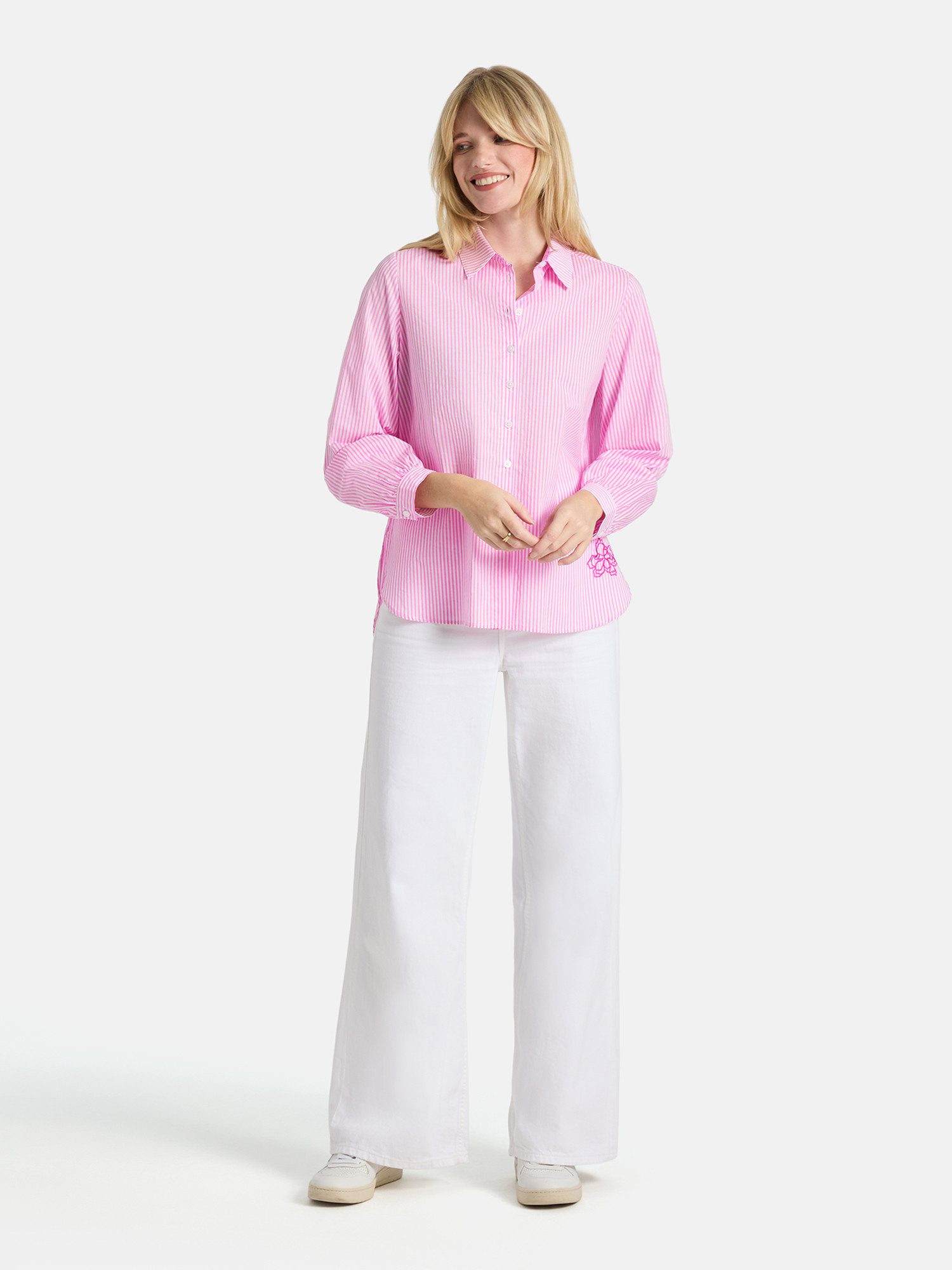 Lieblingsstück Klassische Bluse RaccaliL aus 100% Baumwolle