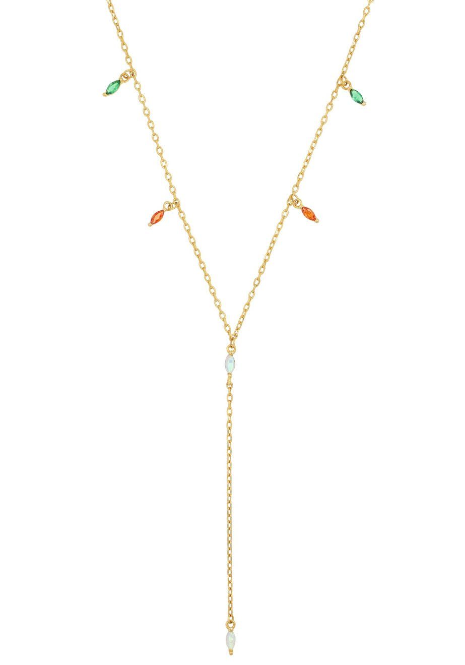 Amor Y-Kette, mit Zirkonia (synth)