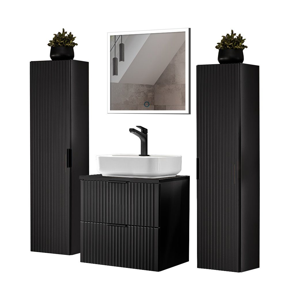 Badmöbel-Set ADELAIDE-56-BLACK