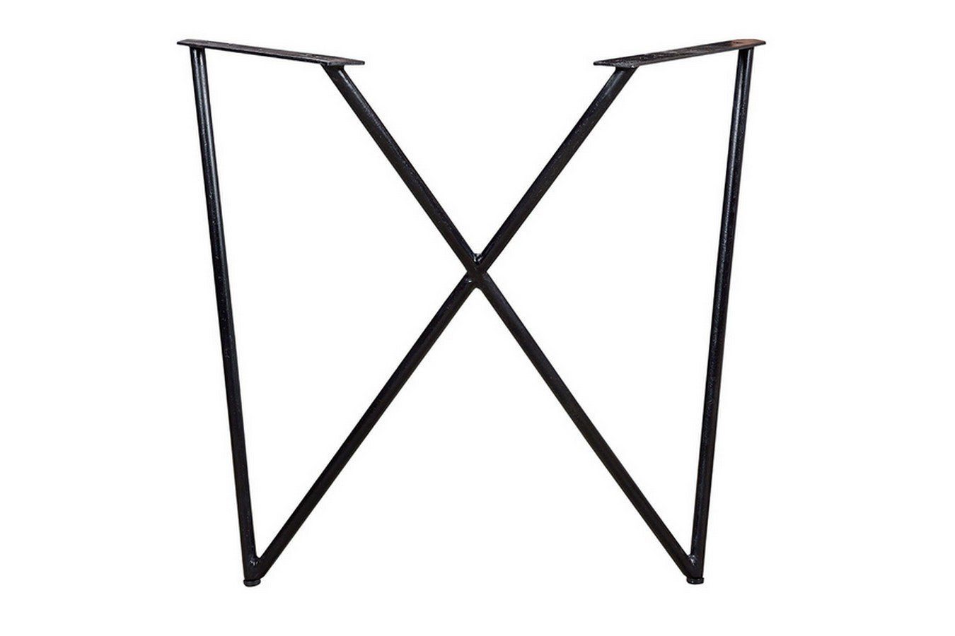 Tischhelden Tischbein Tischgestell Tris Set schwarz