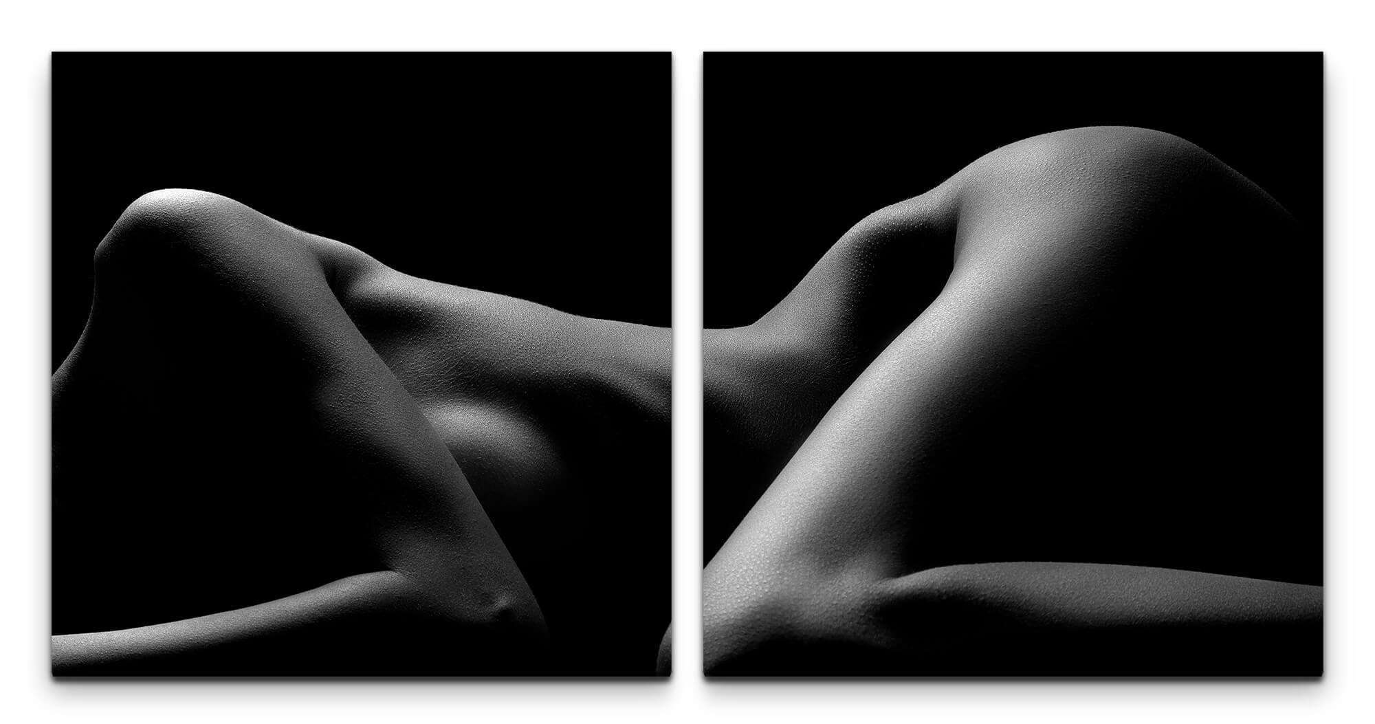Sinus Art Leinwandbild Sexy Körper Wandbild in verschiedenen Größen