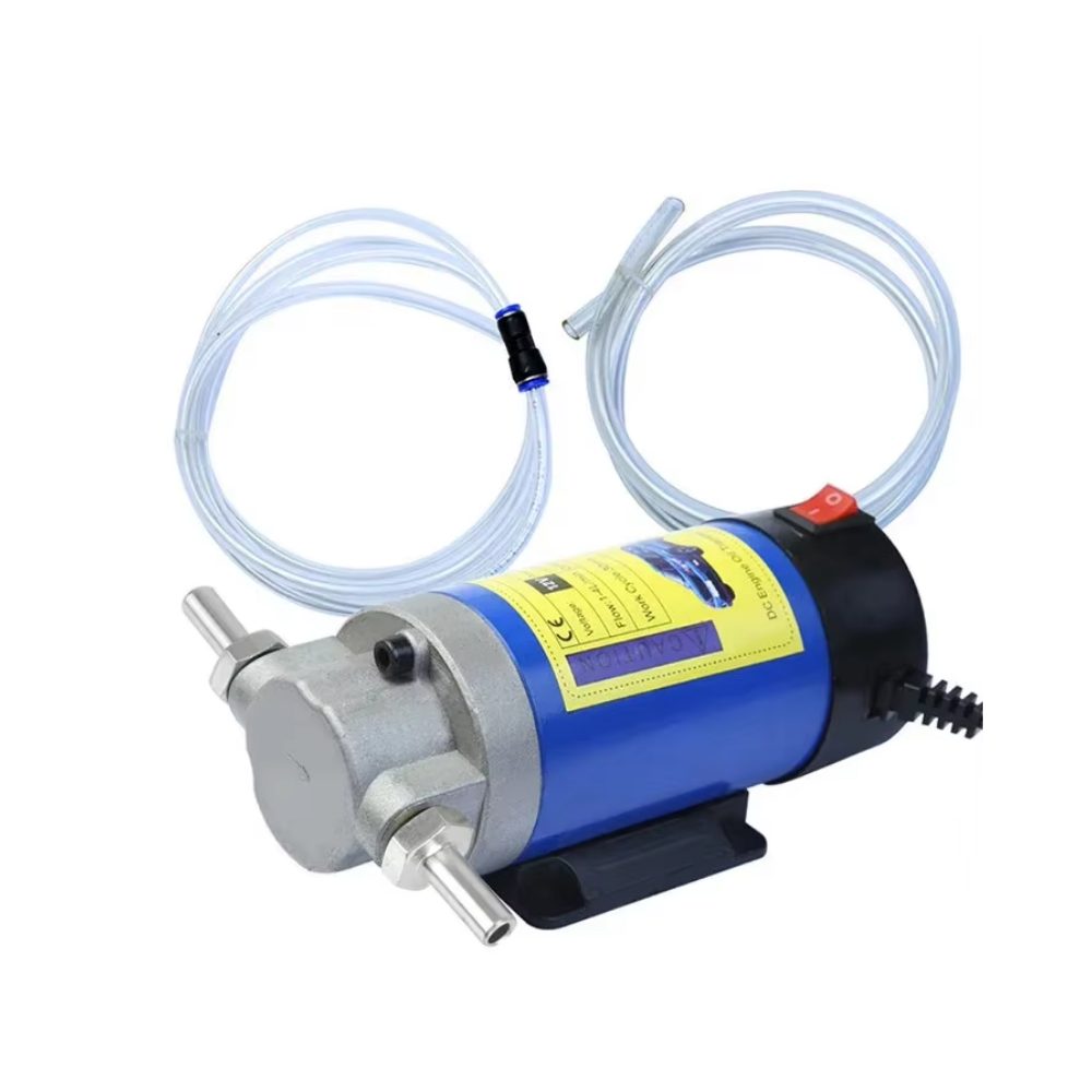 Athlix Ölabsaugpumpe Tragbare 12V-Öltransferpumpe Kraftstofftransferpumpe